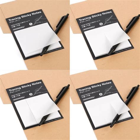 Increase your creativity with magical see-through sticky notes